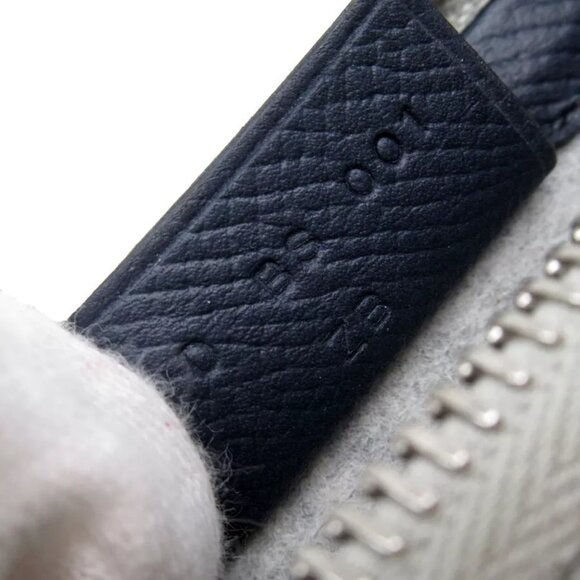 HERMES TooDoo Clutchbag gray x navy x yellow felt/VeauEpsom Leather - Picture 8 of 13